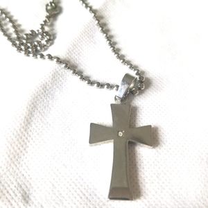 Silver Cross Necklace